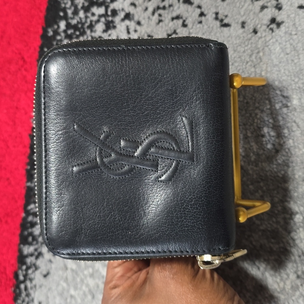 YSL Black Wallet - Picture 3 of 10